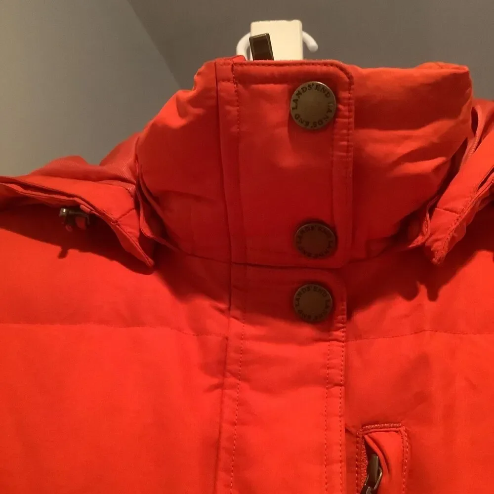 Lands End Puffer Jacket Size Medium / petite 10-12